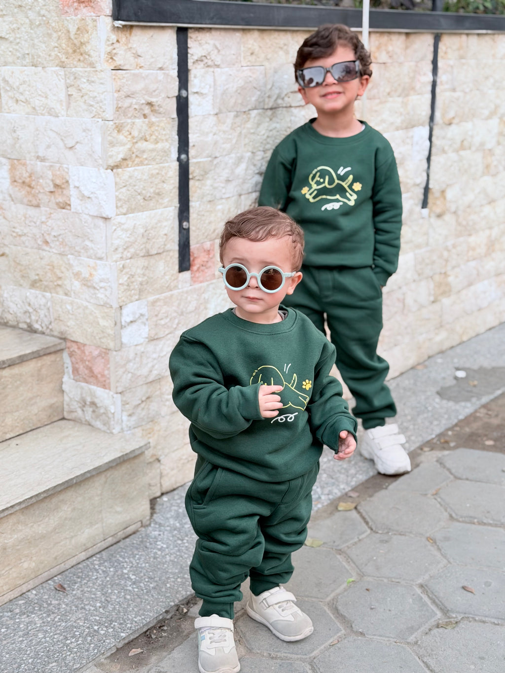 Green oversized Suit