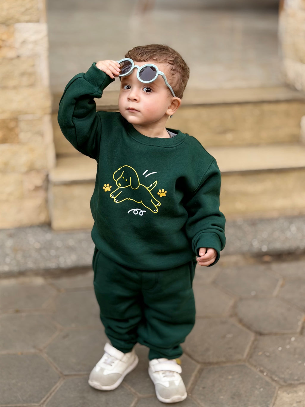 Green oversized Suit