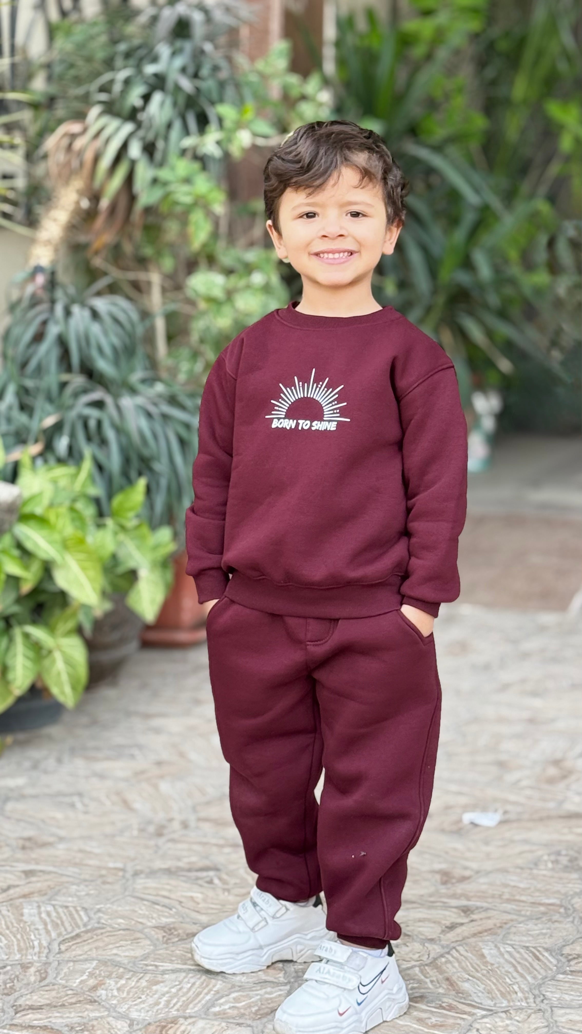 Burgundy oversized Suit