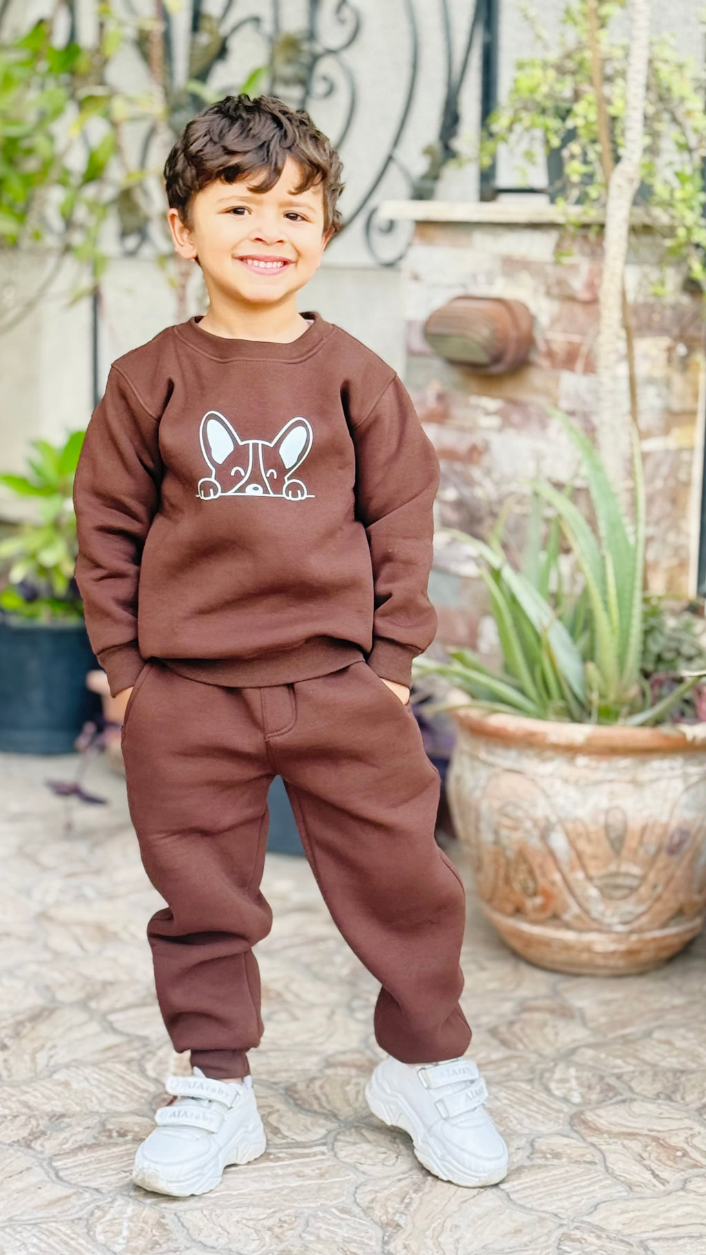 Brown oversized Suit