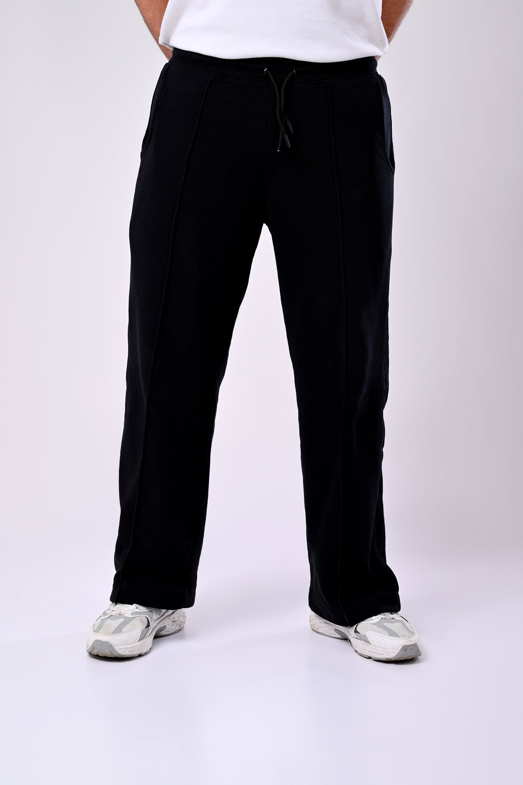 Black Wide Leg Sweatpants