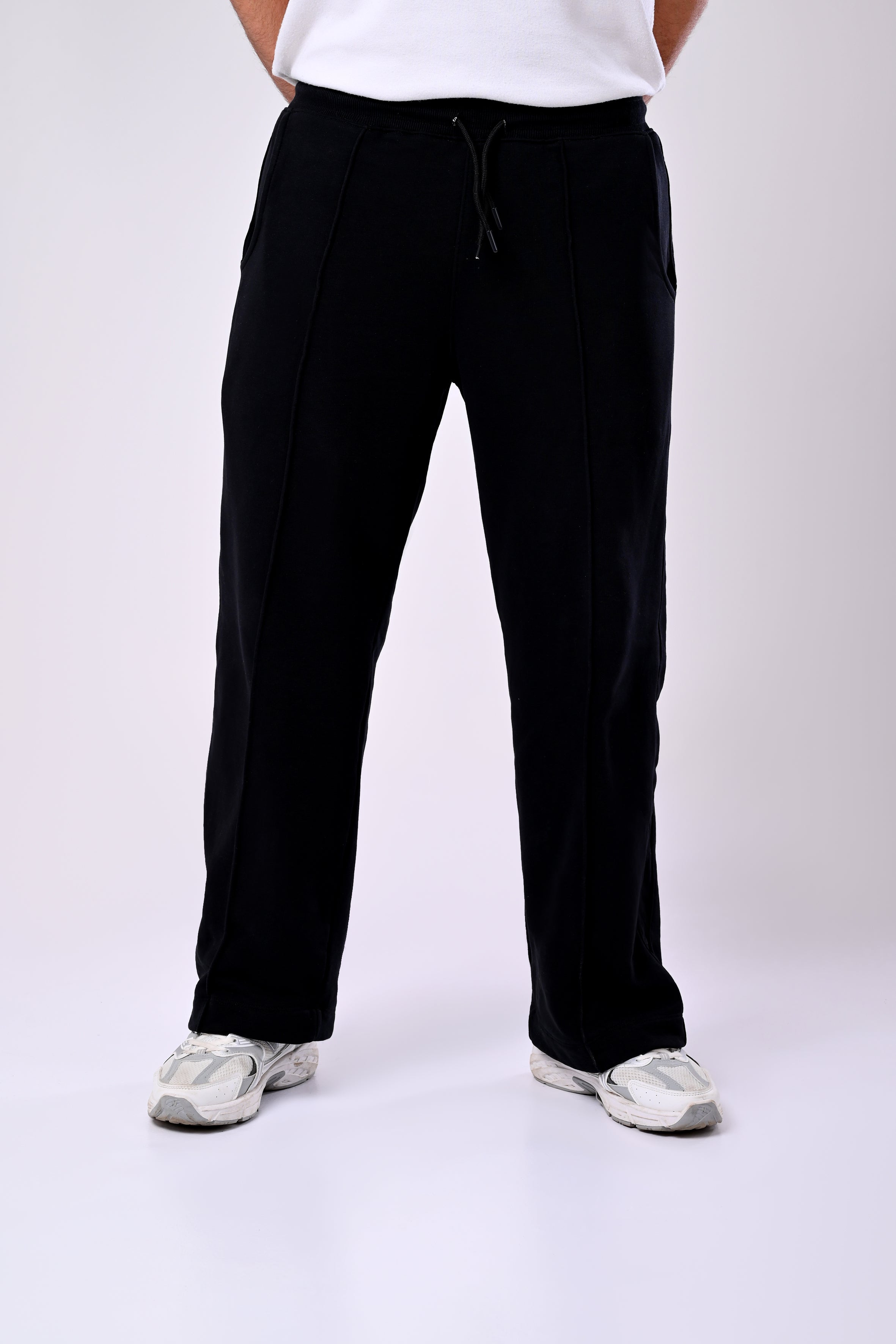 Black Wide Leg Sweatpants