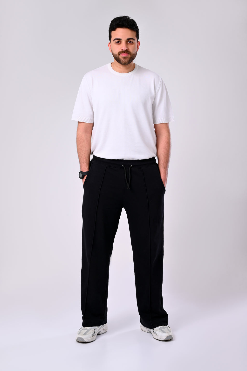 Black Wide Leg Sweatpants