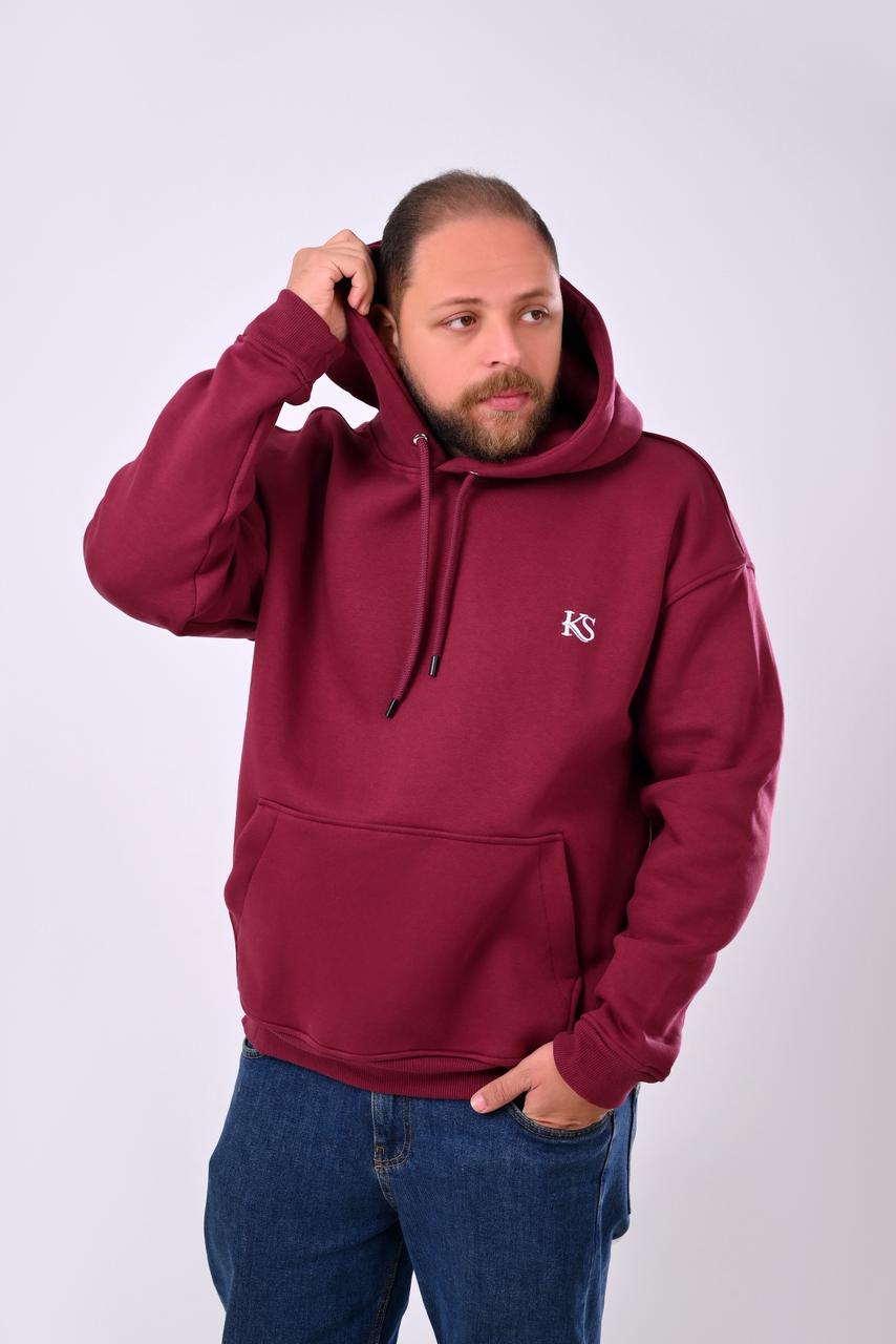 Oversize Hoodie Burgundy