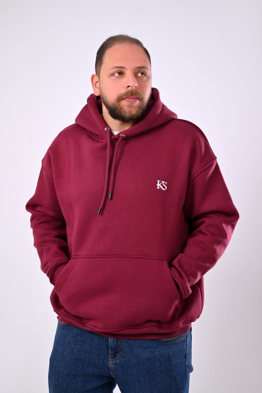 Oversize Hoodie Burgundy