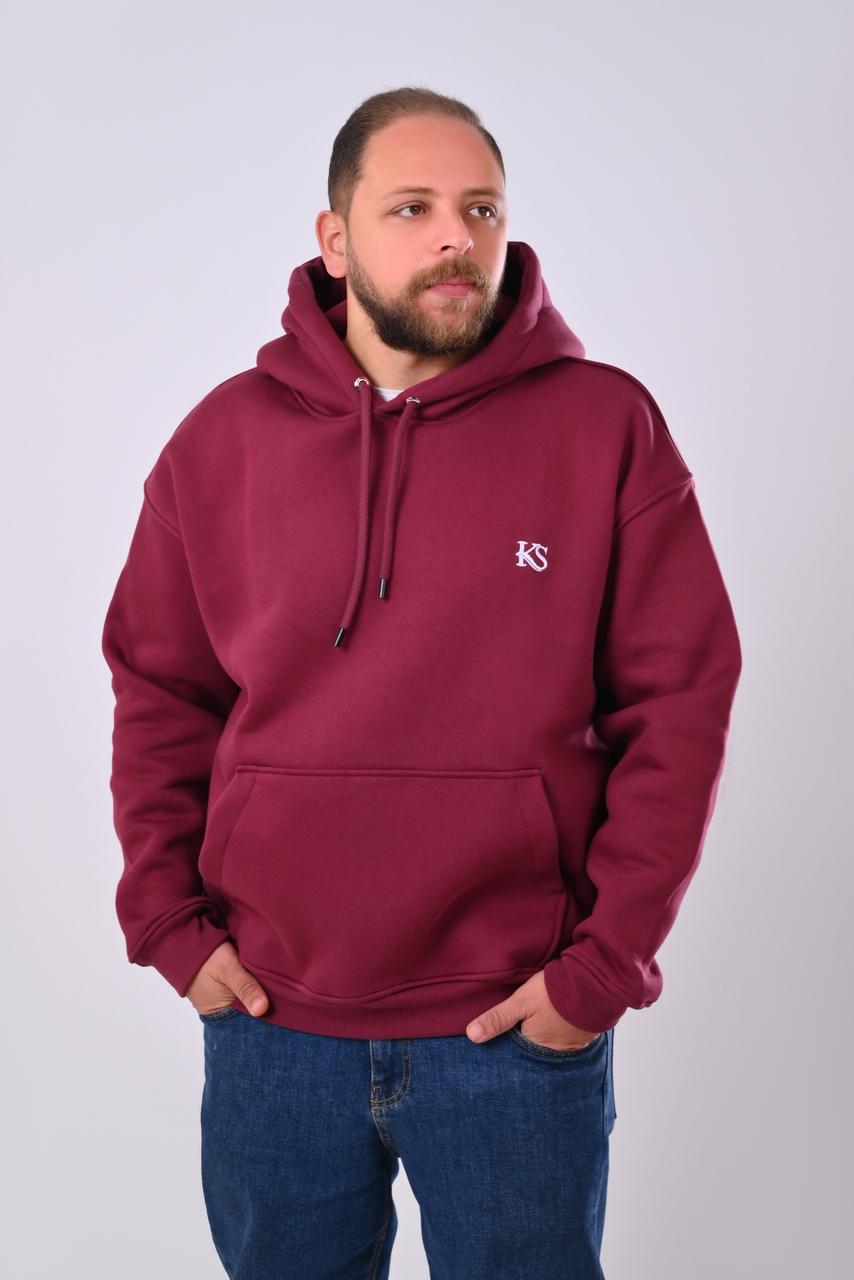 Oversize Hoodie Burgundy