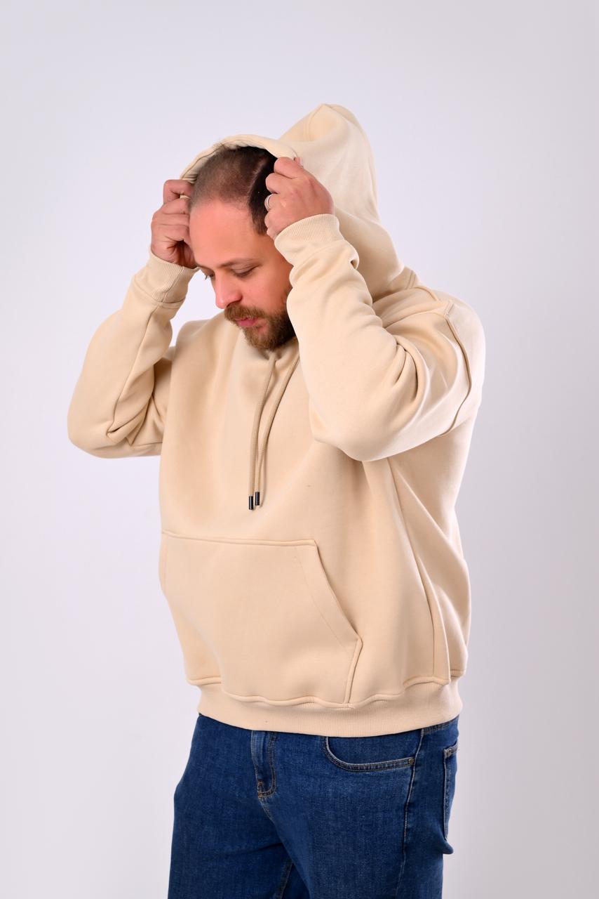 Oversize Hoodie Beige