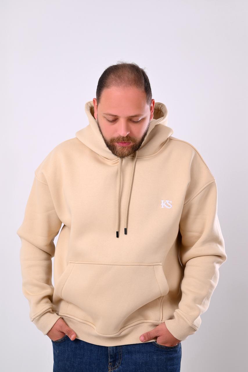 Oversize Hoodie Beige