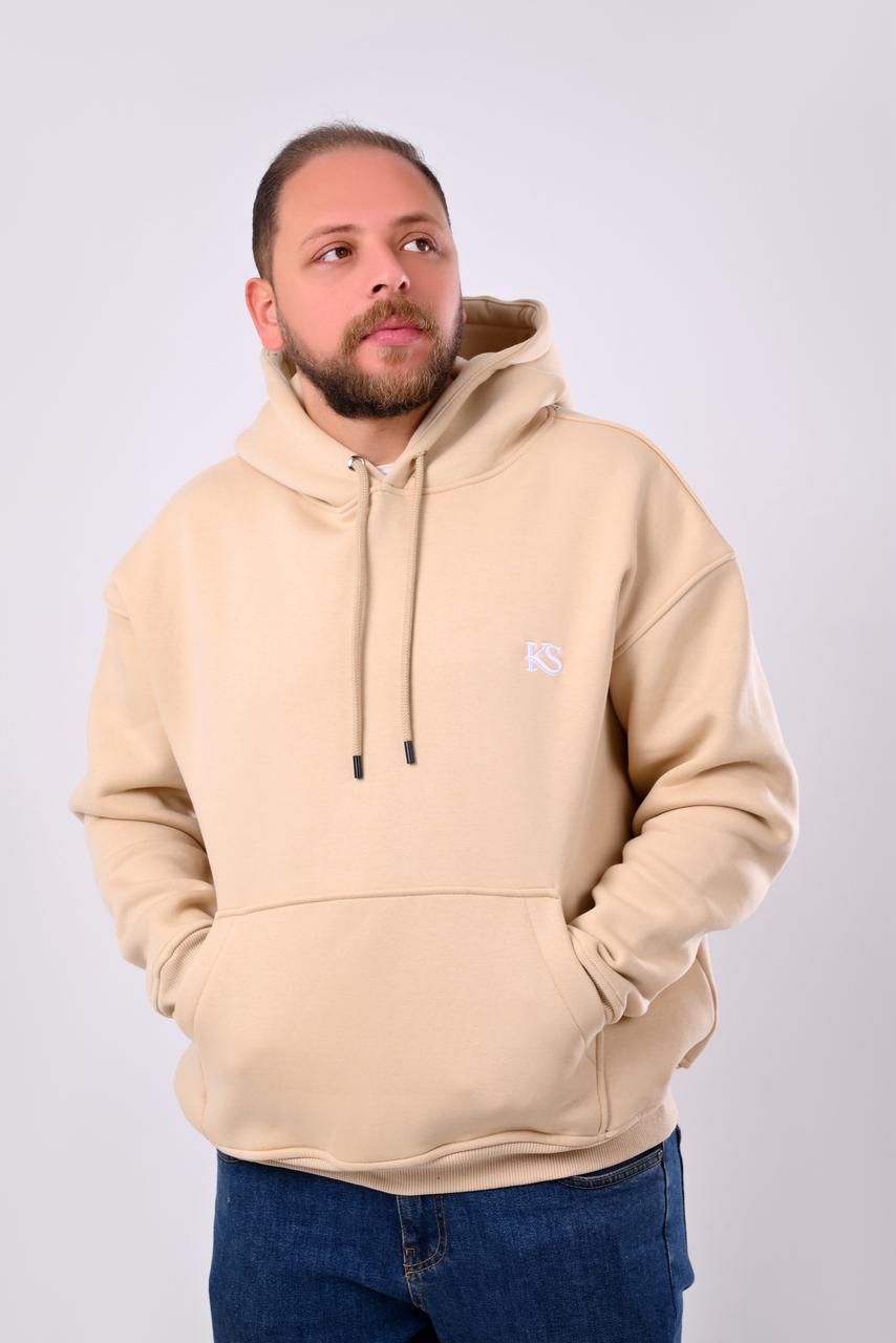 Oversize Hoodie Beige